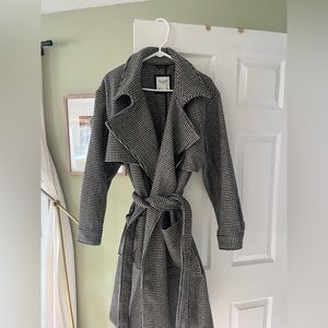 Abercrombie & Fitch wool belted trench coat